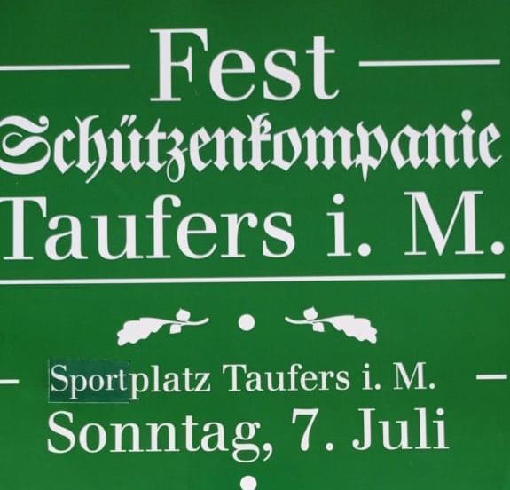 Foto per Festa della compania dei Schützen Tubre i. V. M.